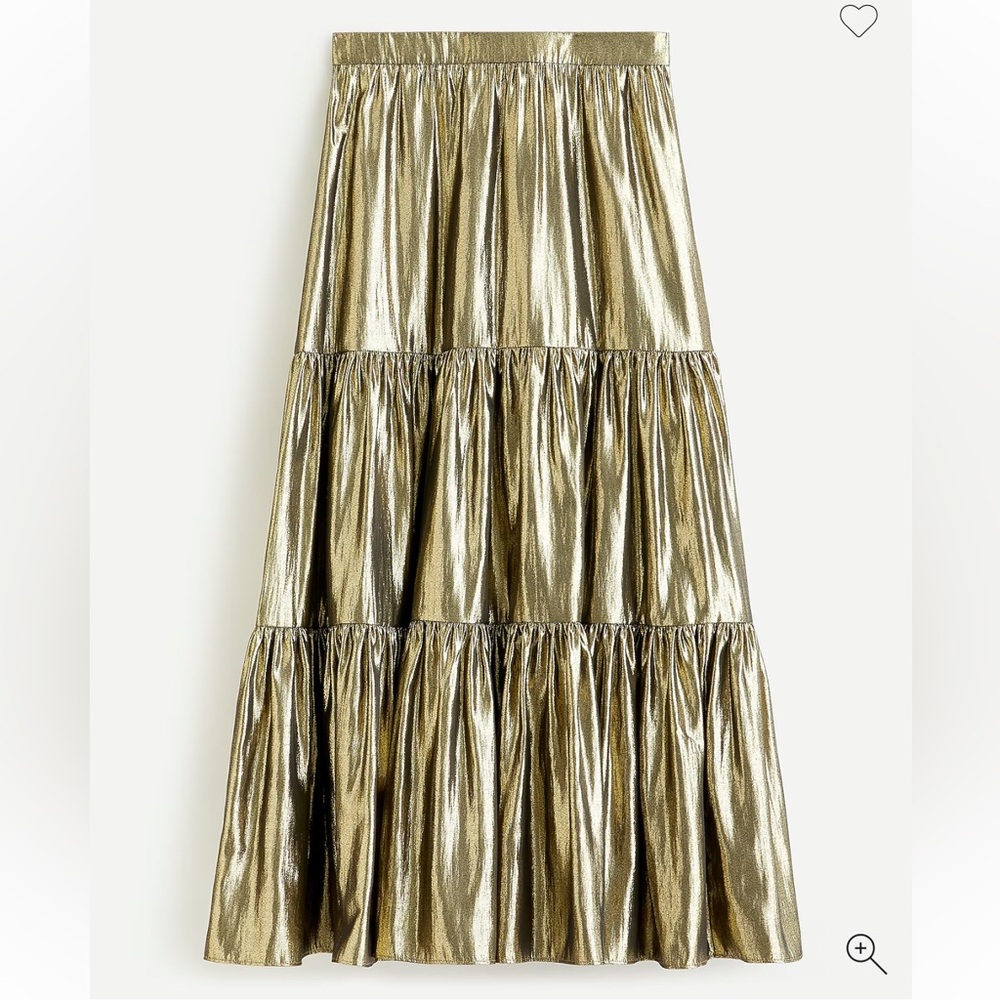 NWT J. Crew Tiered Maxi Skirt